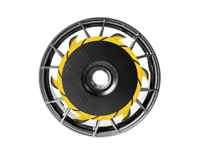 Front wheel turbo fan aero disc in dry carbon fibre for Aluminium wheel. Porsche 718 GT4 RS - SRFADPGT4RSAL